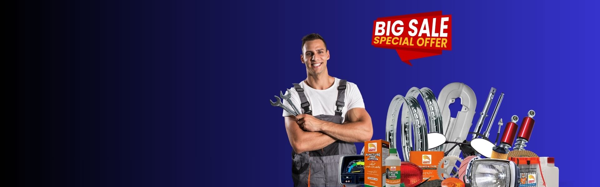 Genuine motorcycle spare parts